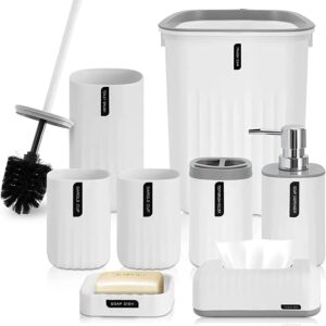 Set Accesorios de Baño 8 Piezas